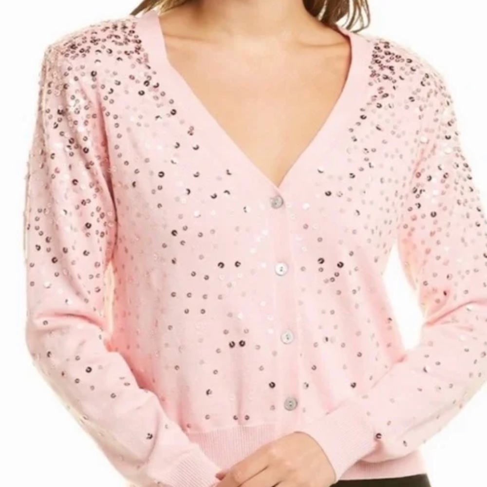 Cinq a Sept Nancy Sequin Cardigan